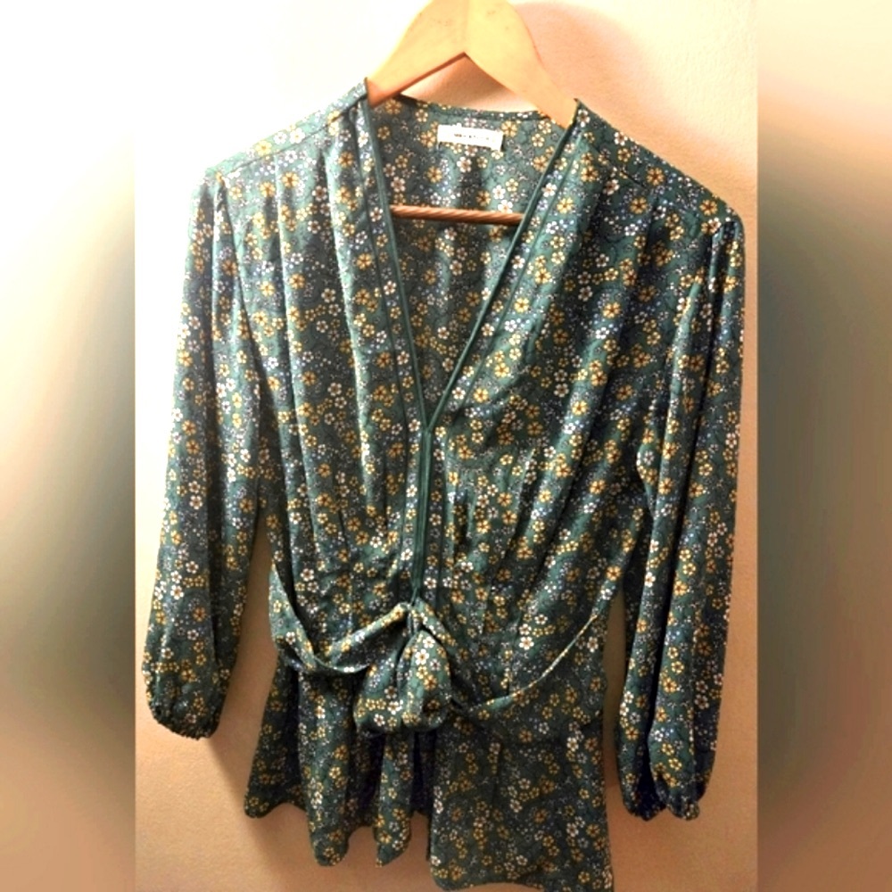 Max Studio Floral Blouse